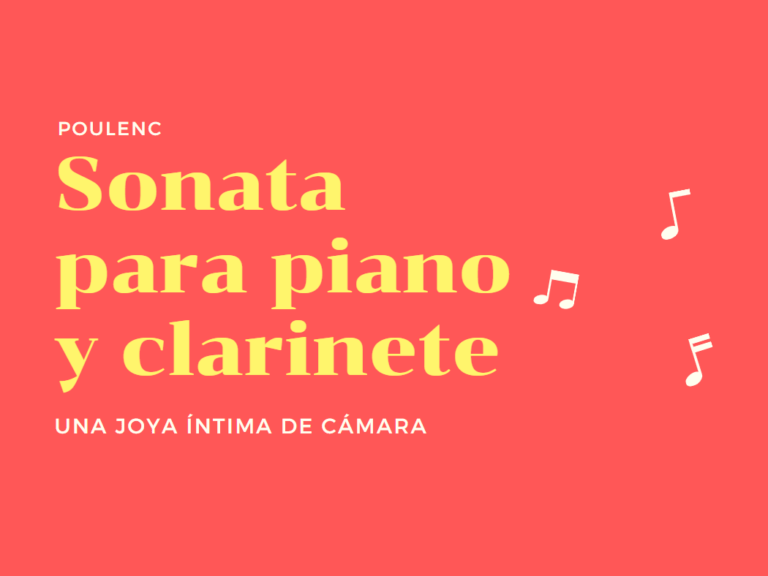 Sonata para clarinete y piano de Poulenc con Joë Christophe y Vicent Mussat